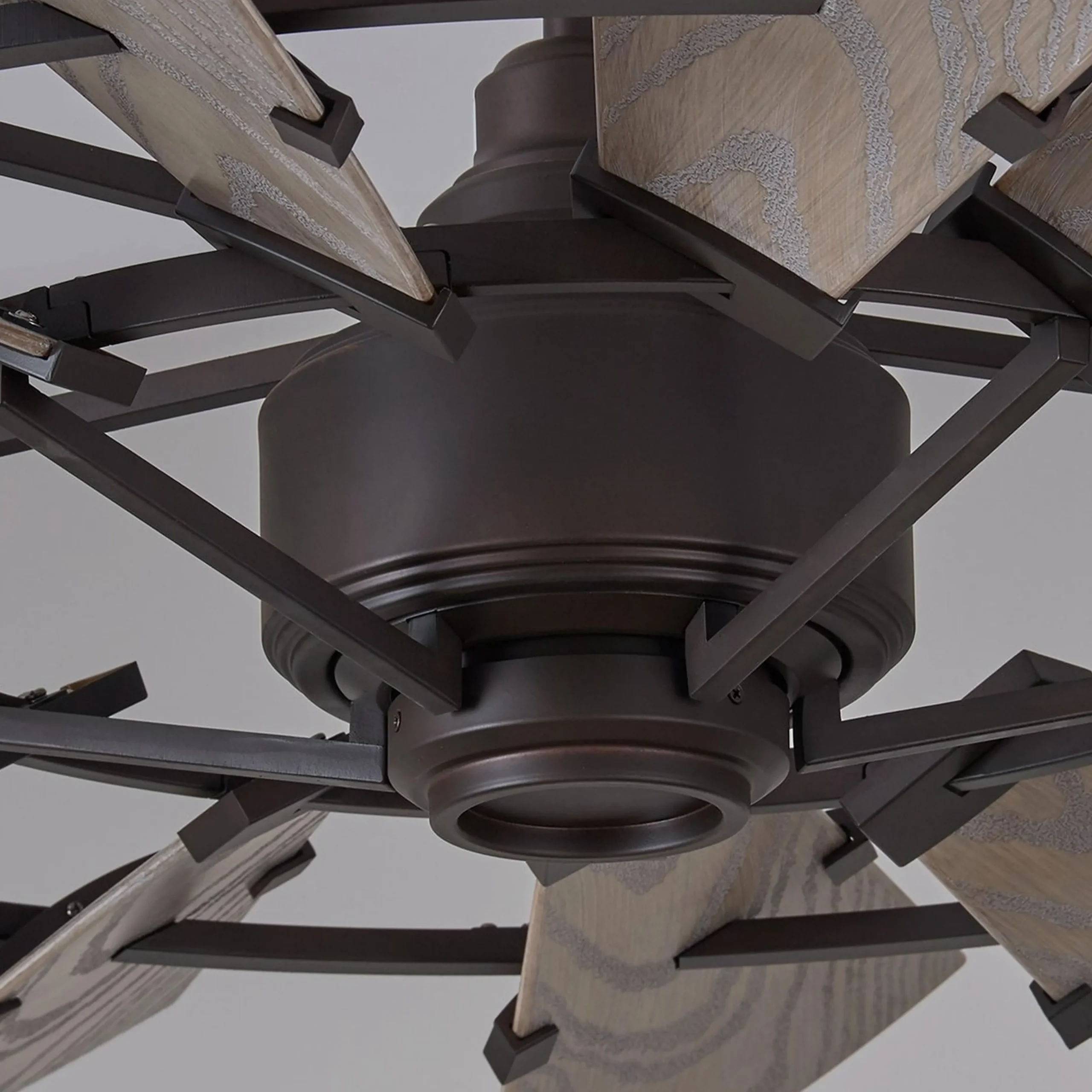 60" Outdoor Rustic Windmill Ceiling Fan