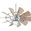 44" Outdoor Rustic Windmill Ceiling Fan
