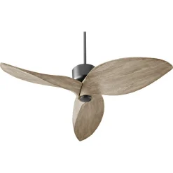 52" Polished Petal Ceiling Fan