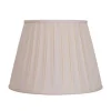 16" Pongee Silk Box Pleat Lamp Shade