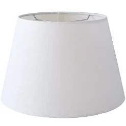 16" Rolled Edge Linen Drum Shade