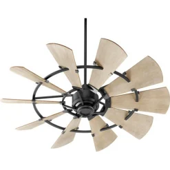 52" Rustic Windmill Ceiling Fan