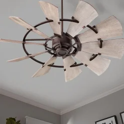 52" Rustic Windmill Ceiling Fan