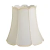 16" Scallop Long Bell Lamp Shade
