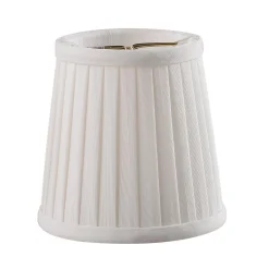 4" Shantung Side Pleat Chandelier Shade