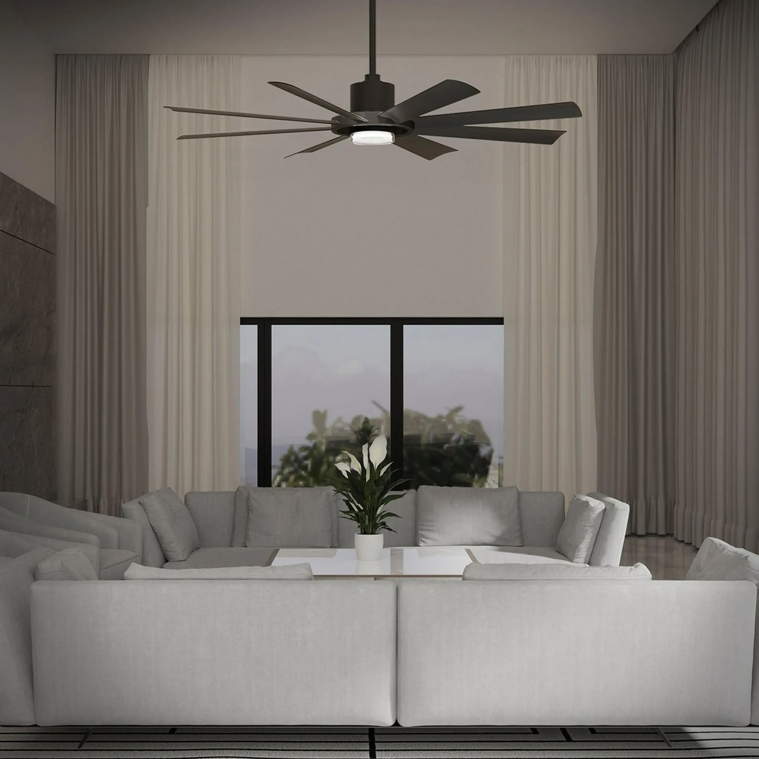 60" Tatiana Smart LED Indoor / Outdoor Ceiling Fan