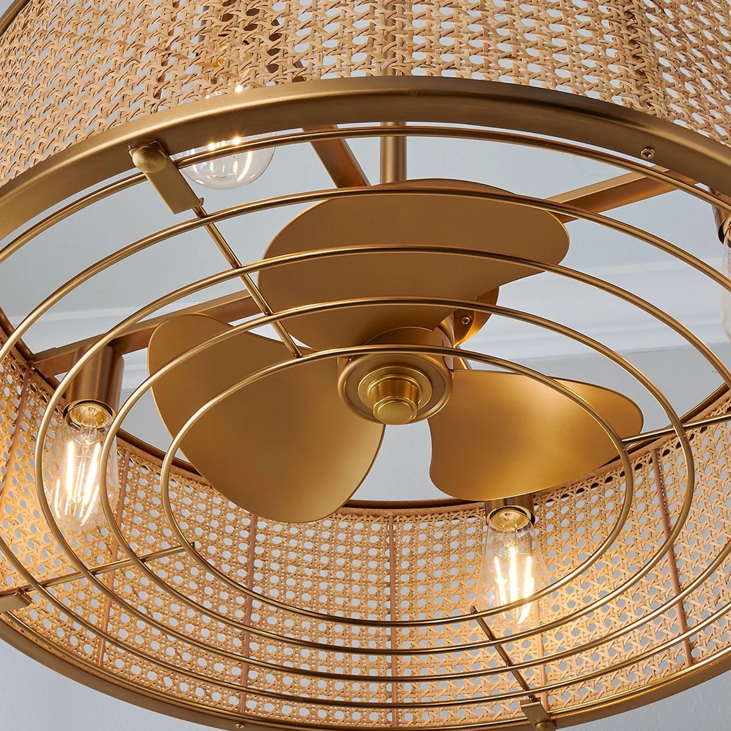 25" Transitional Sommer Ceiling Fandelier