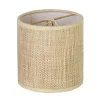 4" Tweed Drum Chandelier Shade