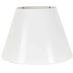 16" White Paper Empire Lamp Shade