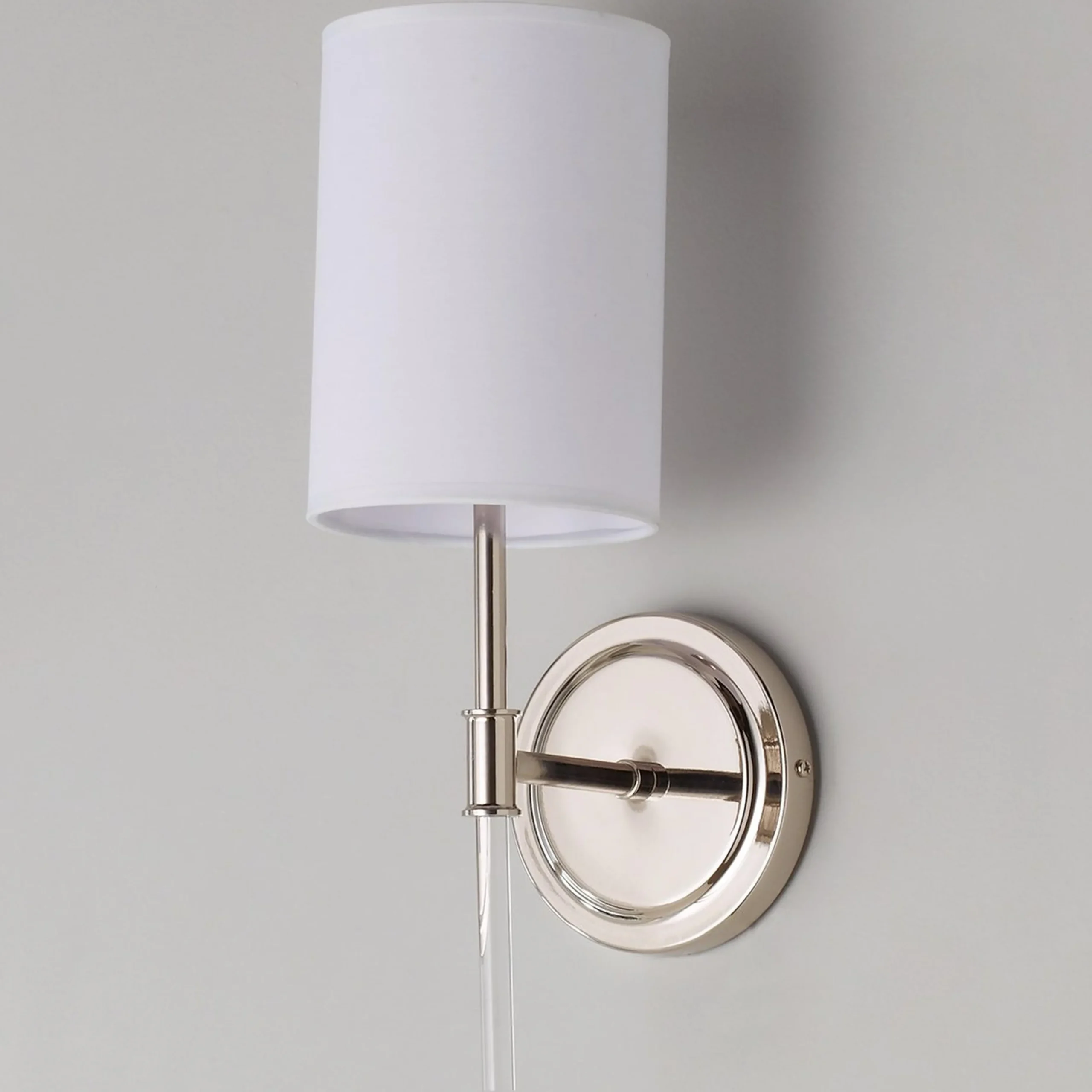 Acrylic Stem Sconce - 1 Light