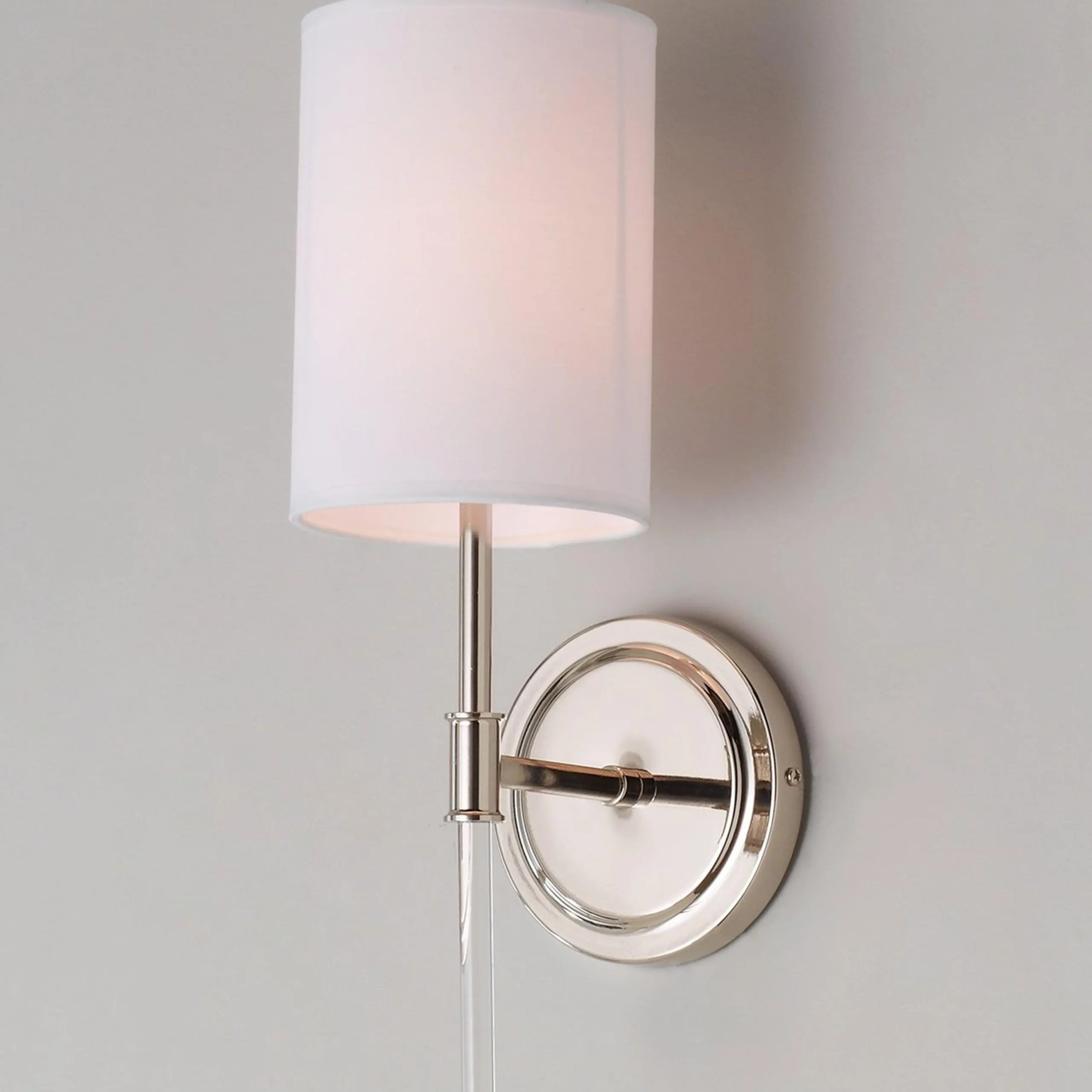 Acrylic Stem Sconce - 1 Light