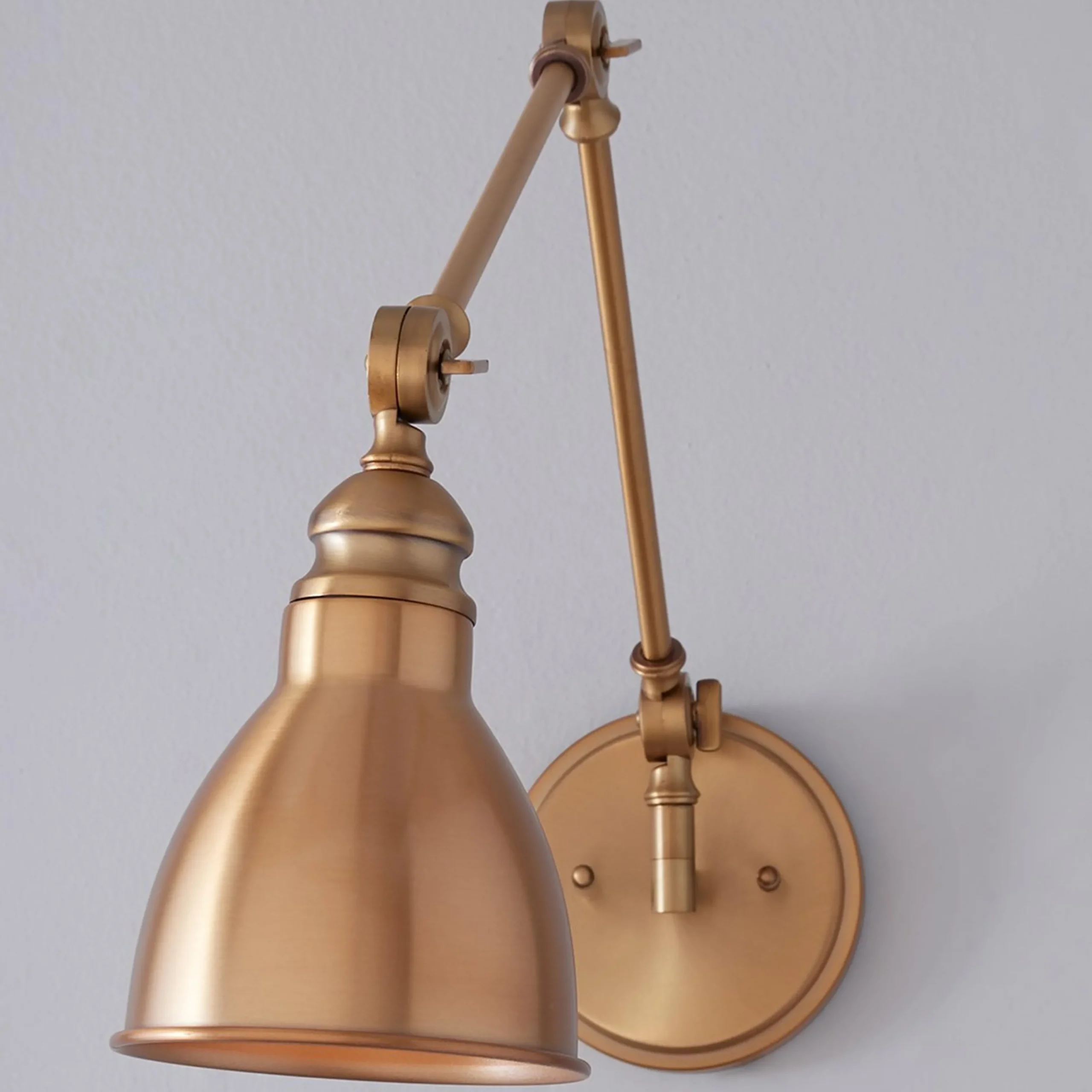 Adjustable Arm Swing Arm Sconce - 1 Light