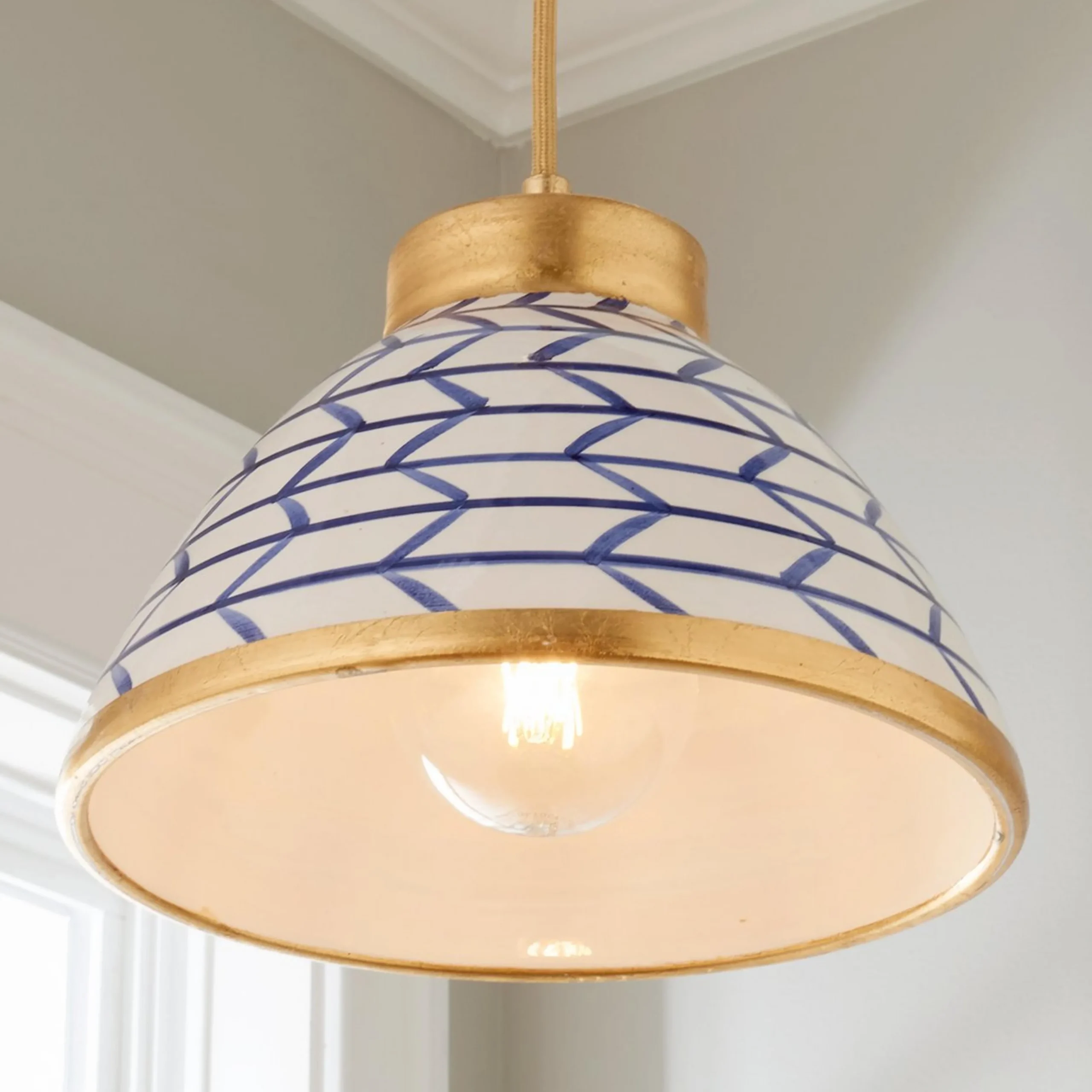 Aegean Ceramic Pendant - Small