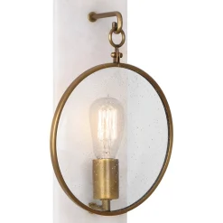 Alabaster Loop Sconce
