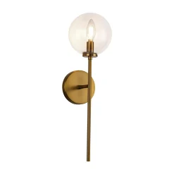 Algonac Bath Sconce - Clear