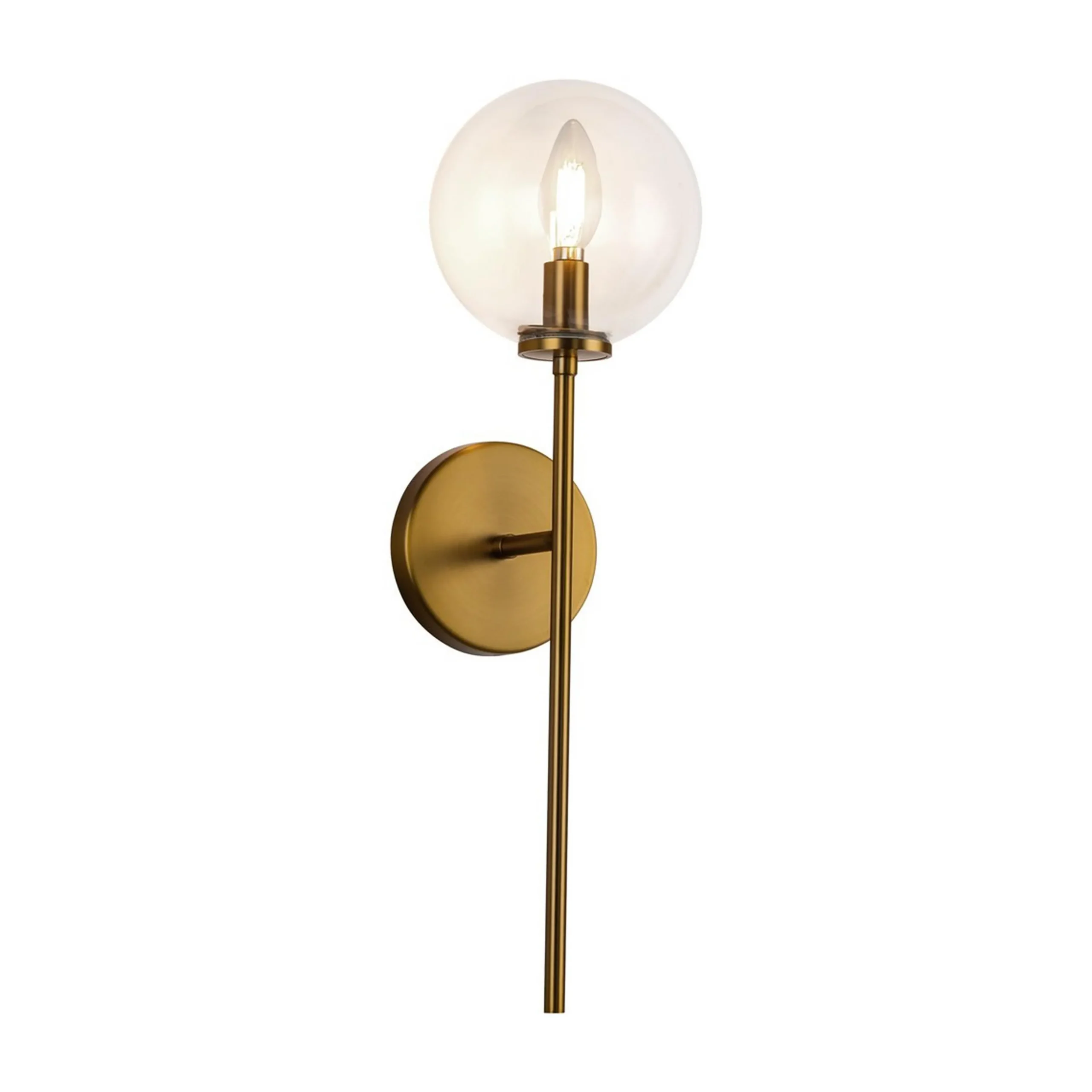 Algonac Bath Sconce - Clear