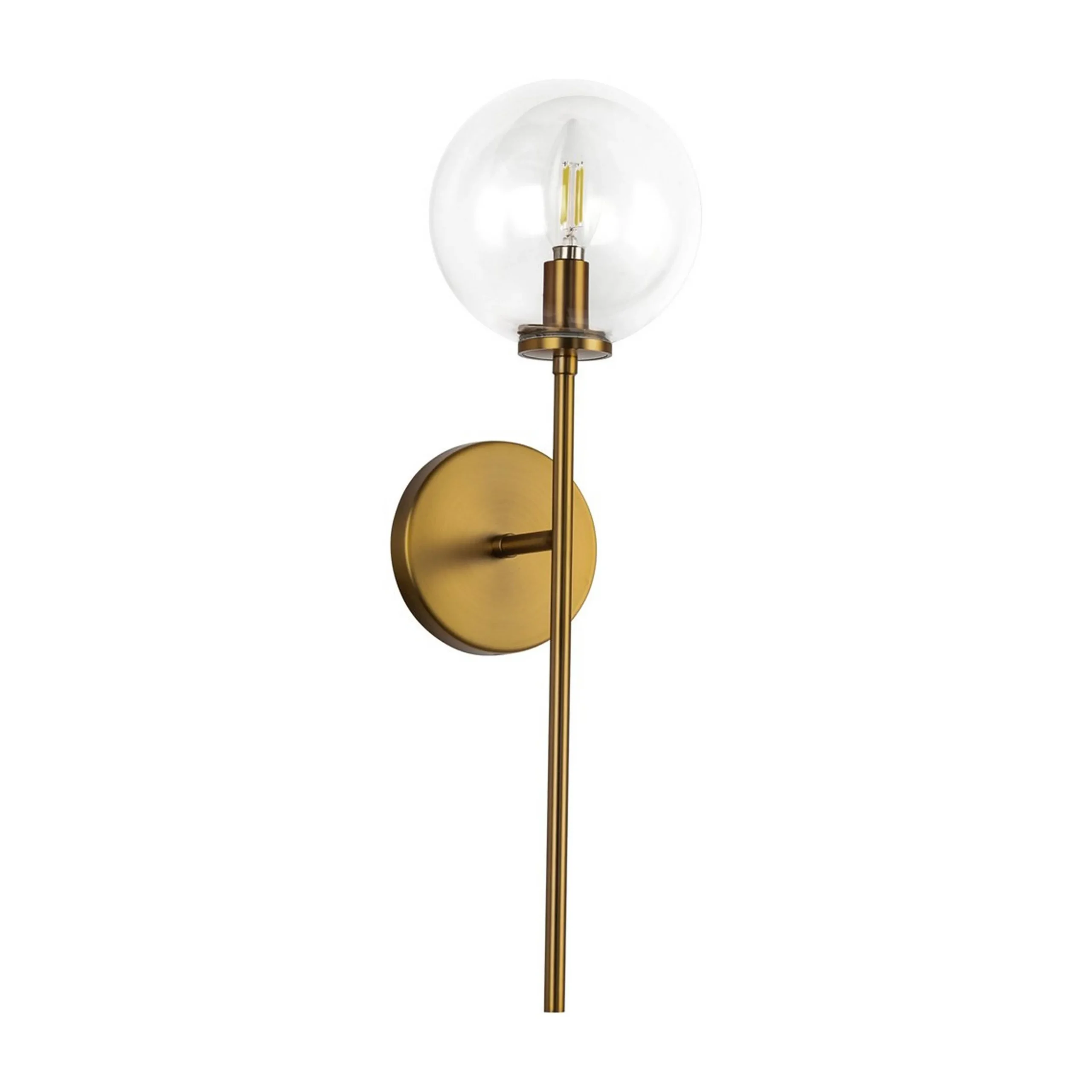Algonac Bath Sconce - Clear