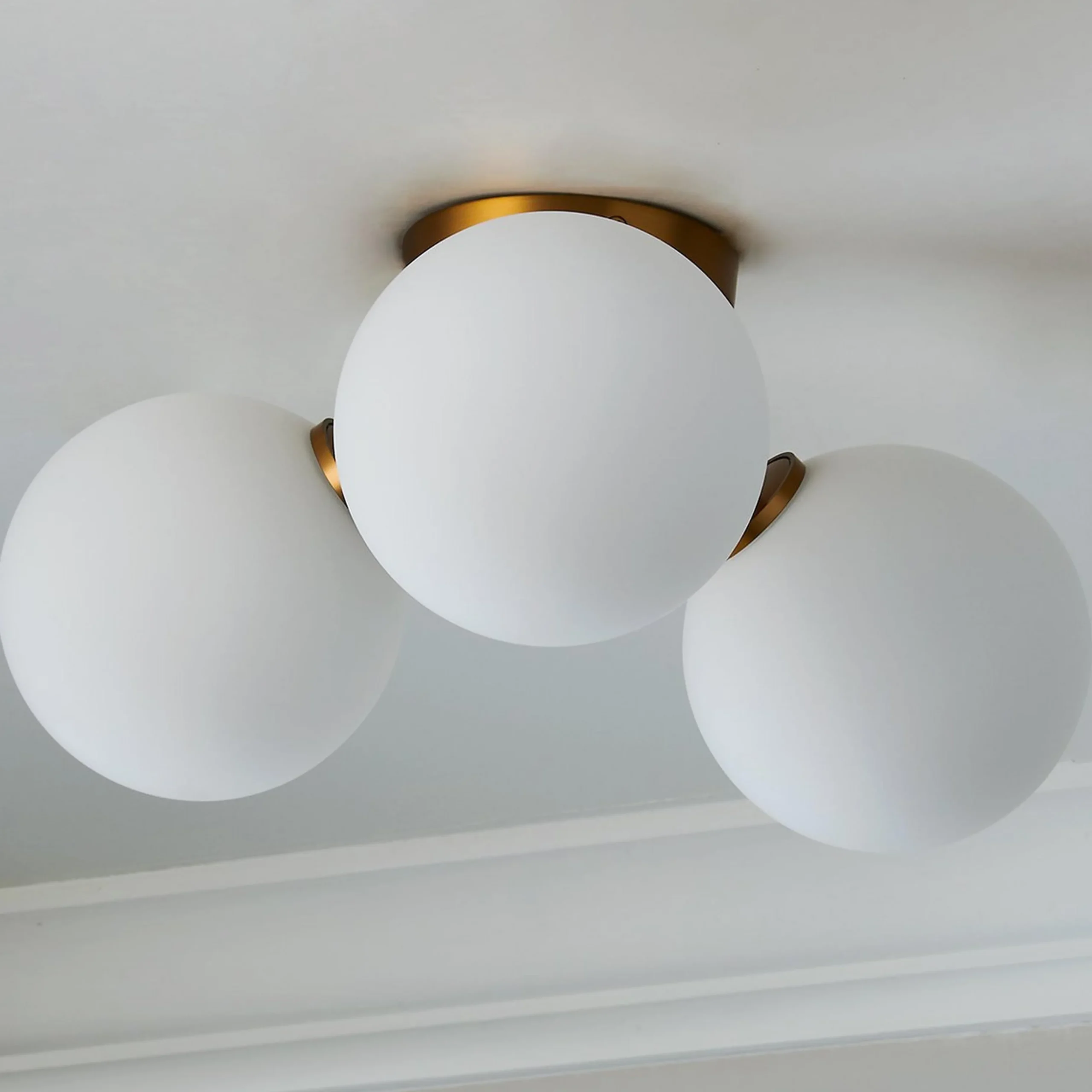 Algonac Spheres Ceiling Light - Opal
