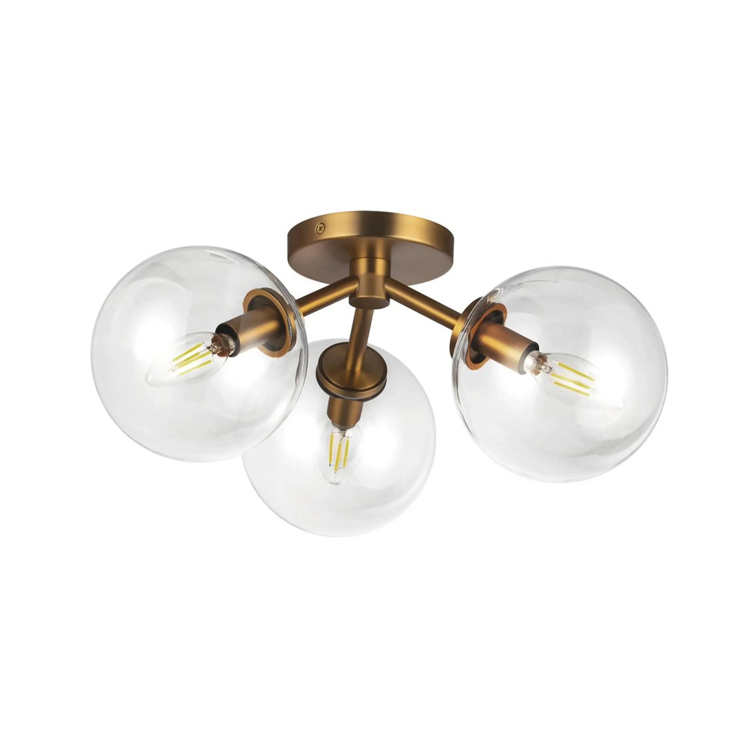 Algonac Spheres Ceiling Light - Clear