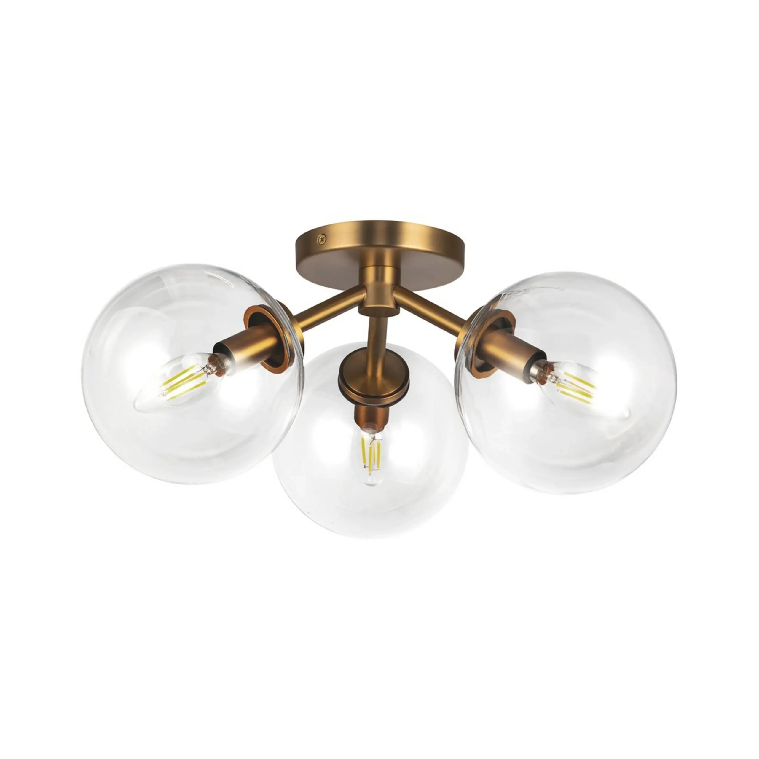 Algonac Spheres Ceiling Light - Clear
