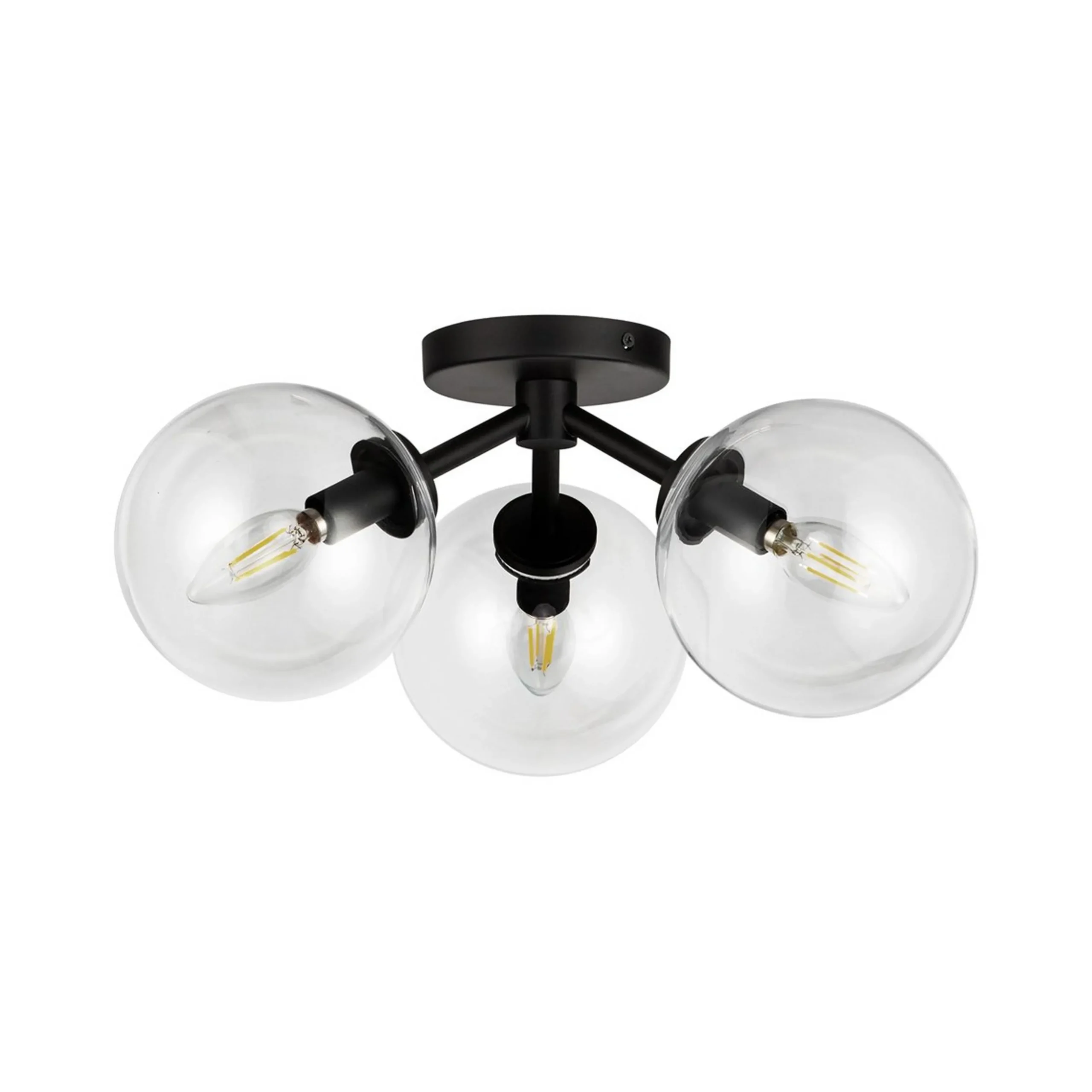 Algonac Spheres Ceiling Light - Clear