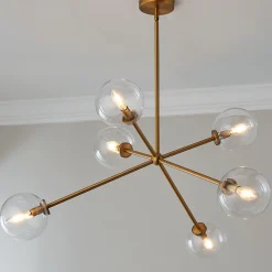 Algonac Spheres Chandelier - Clear