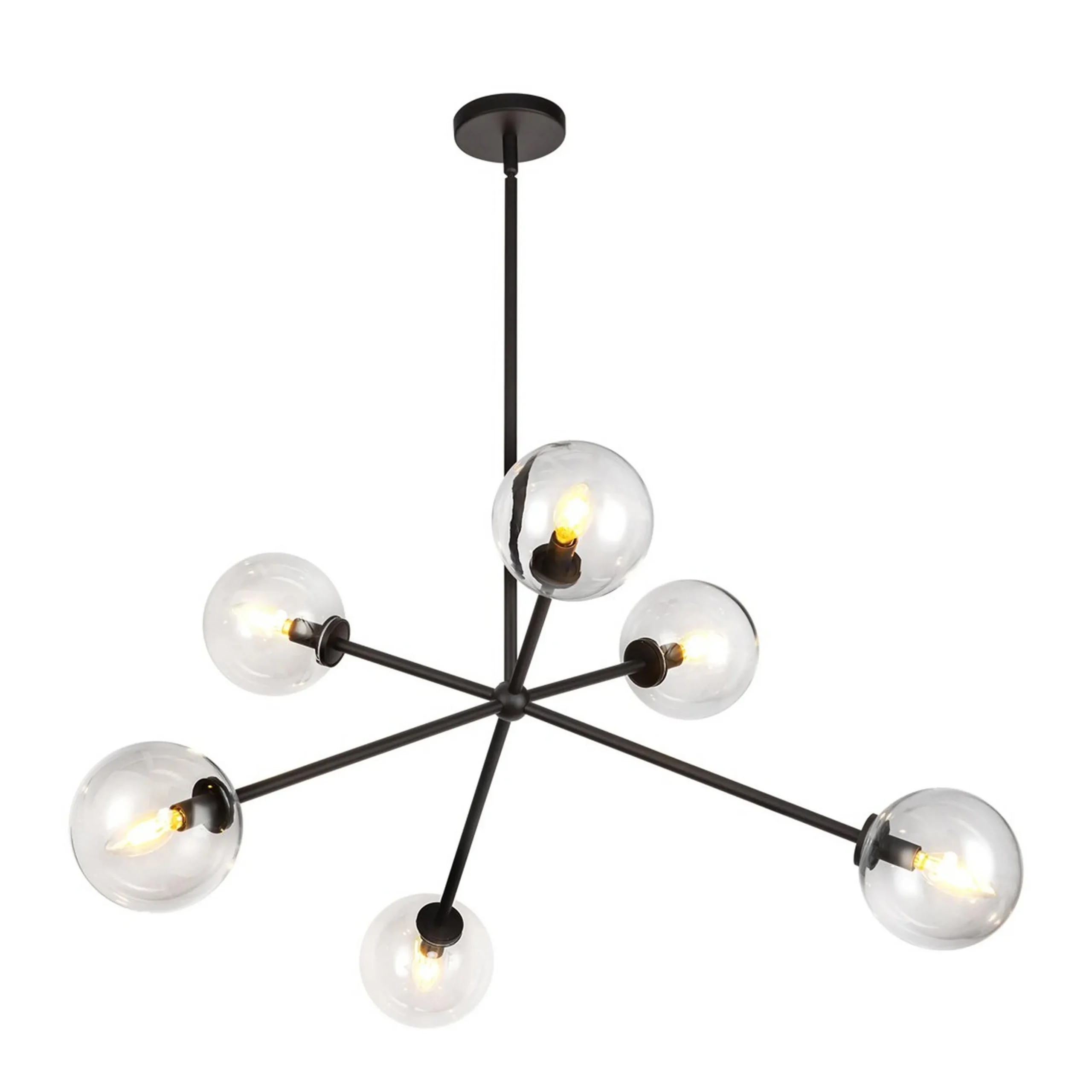 Algonac Spheres Chandelier - Clear