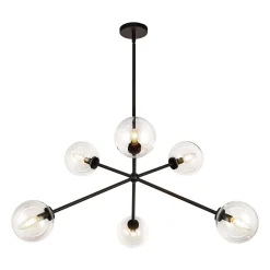 Algonac Spheres Chandelier - Clear