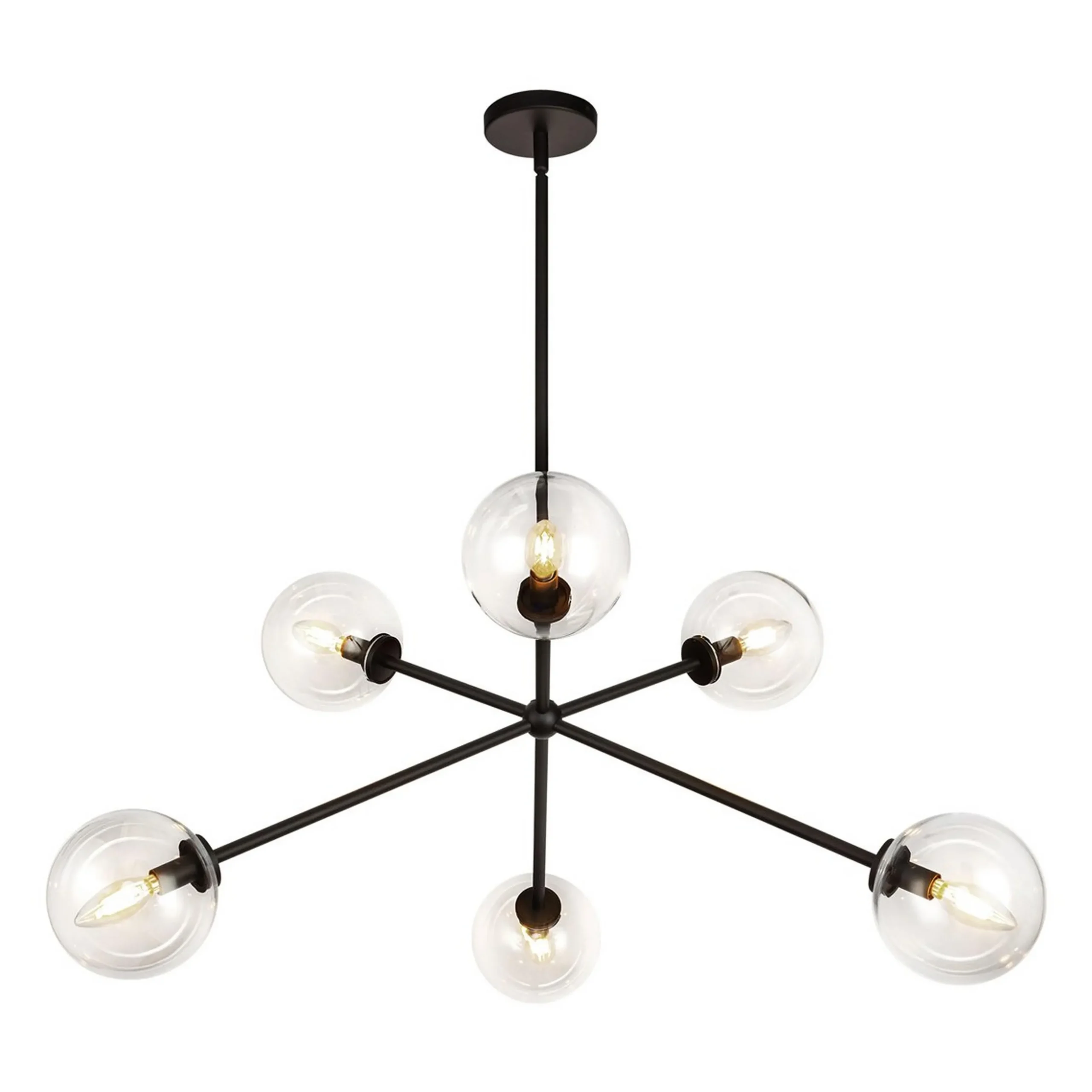 Algonac Spheres Chandelier - Clear