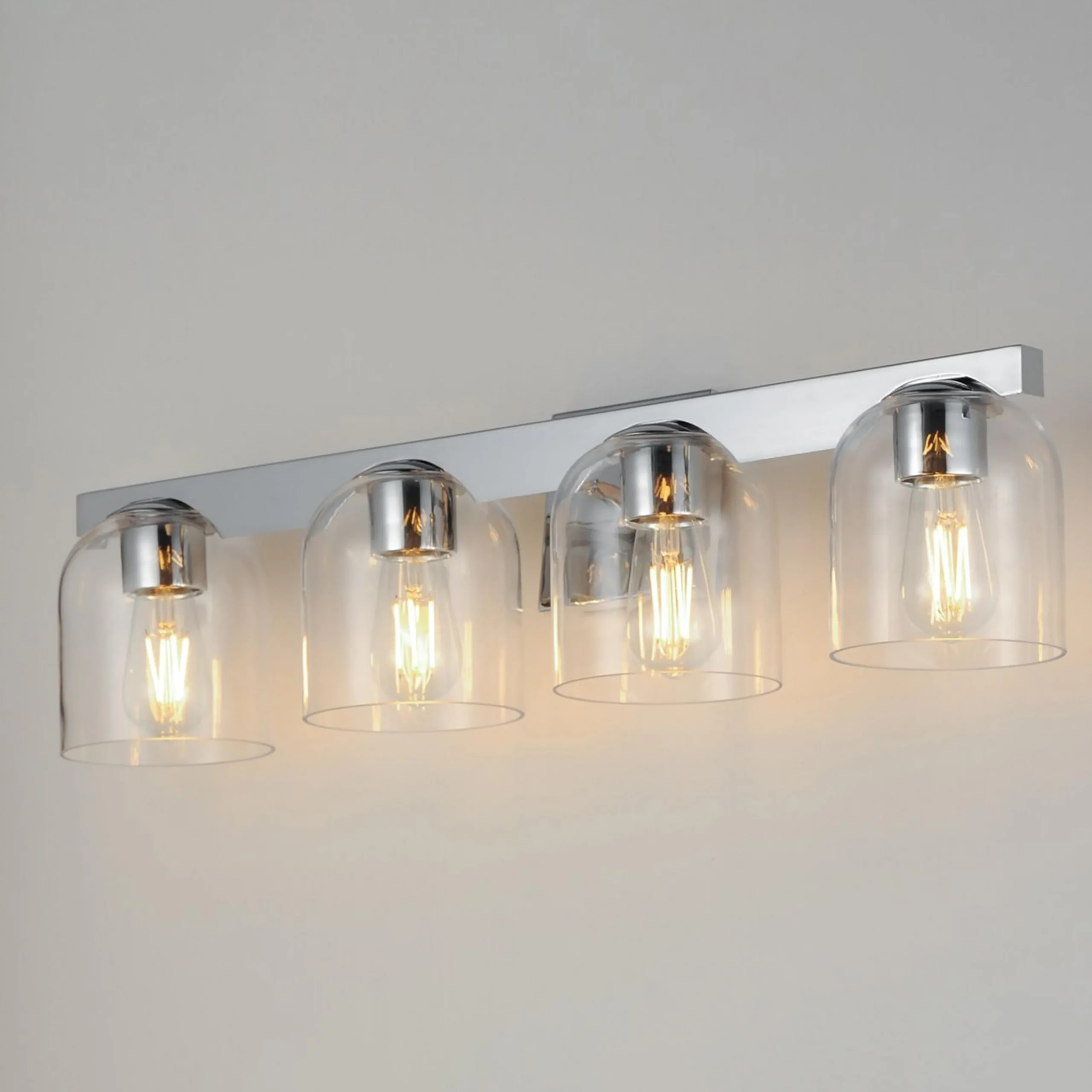 Amanda Vanity Light - 4 Light - Clear