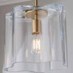 Amoeba Clear Pendant
