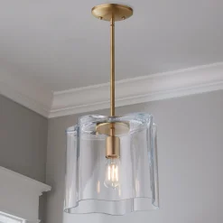 Amoeba Clear Pendant