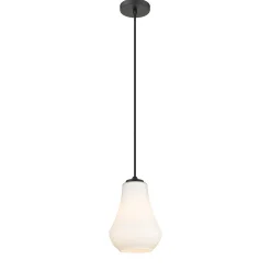 Anderson Pendant - White Glass