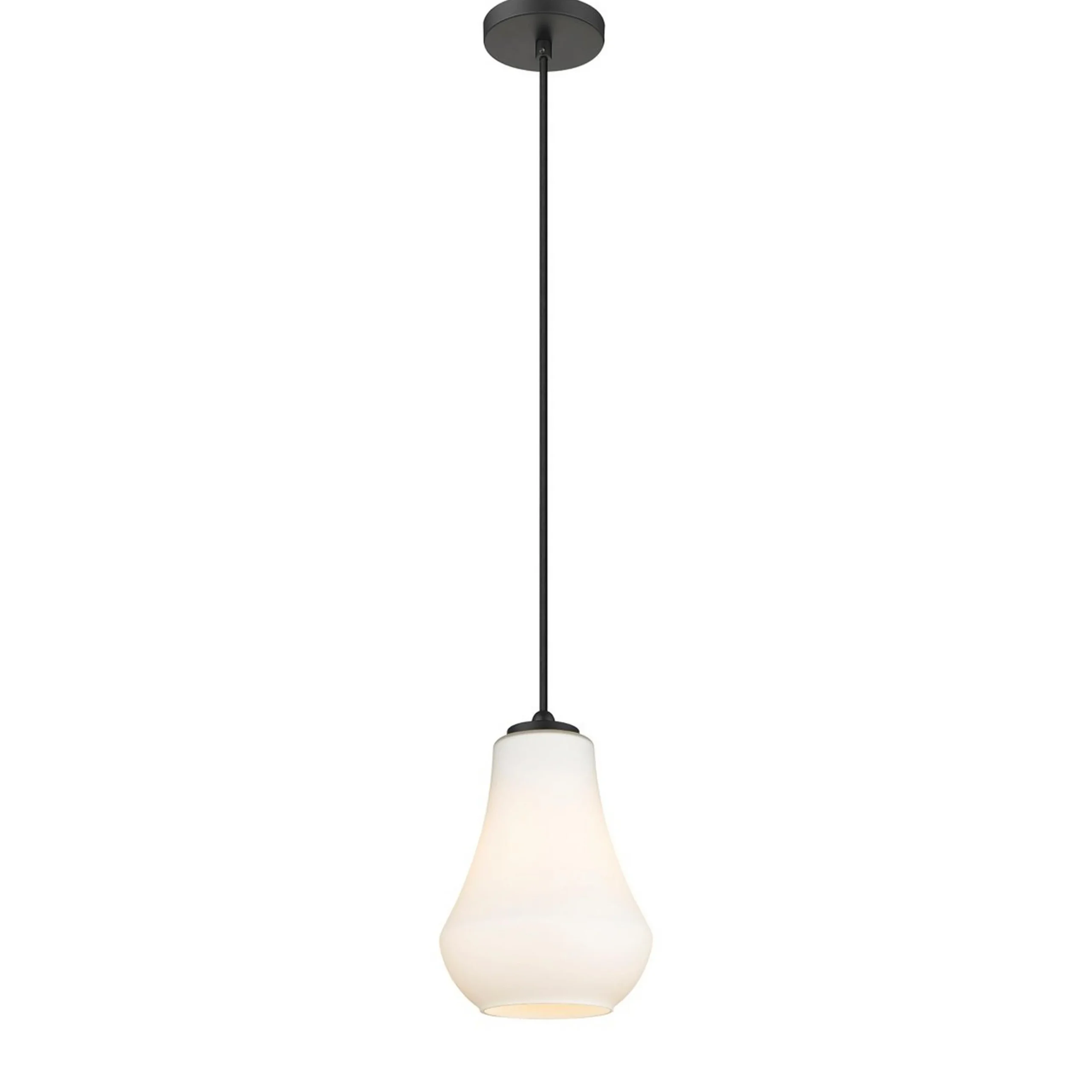 Anderson Pendant - White Glass