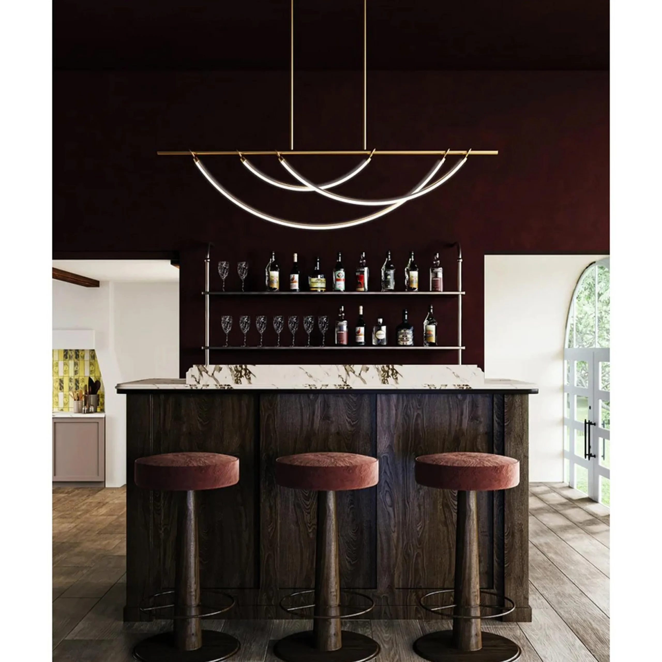 Apollo LED Island Chandelier - Small