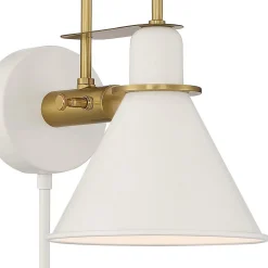 Arched Cone Shade Swing Arm
