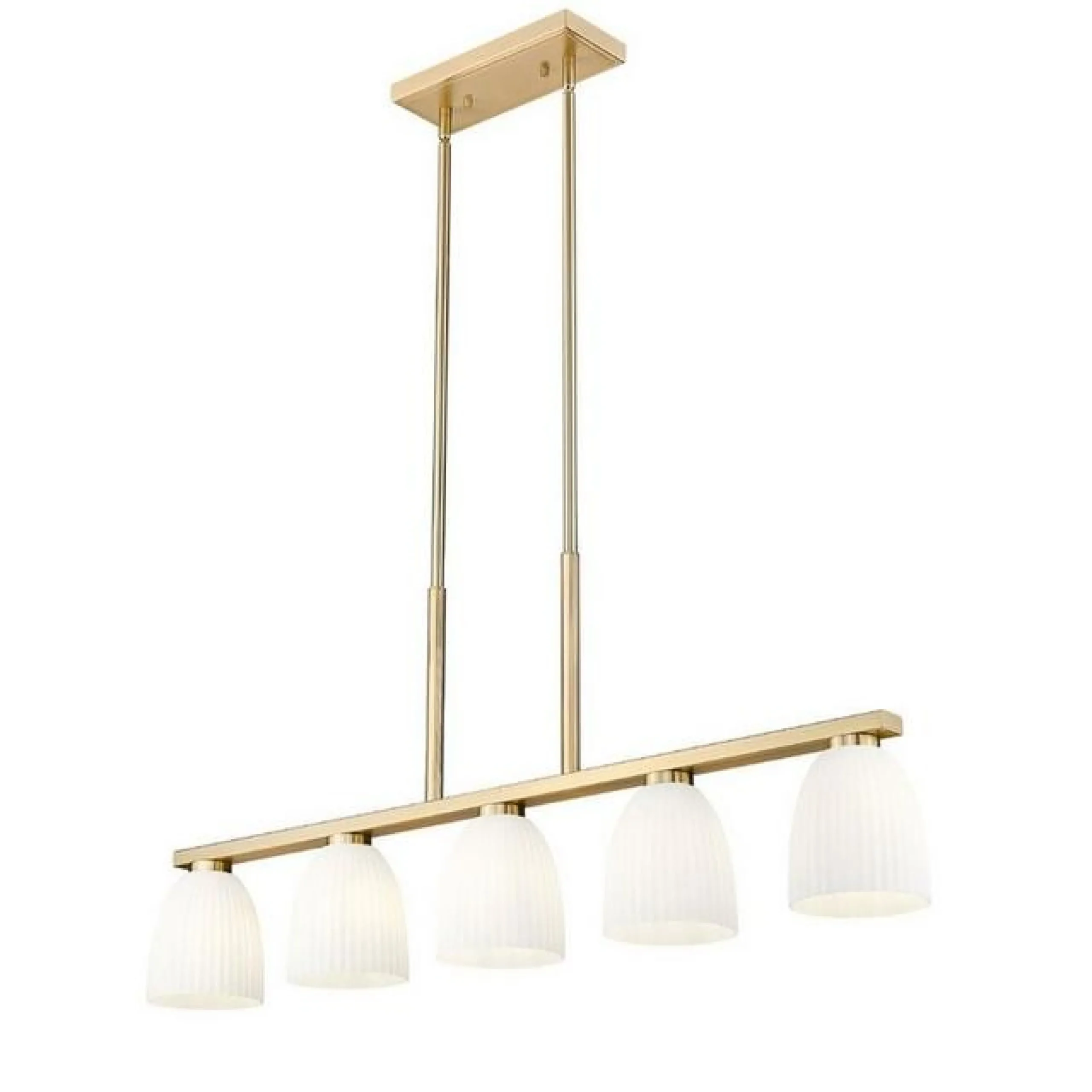 Arete Island Chandelier - 5 Light