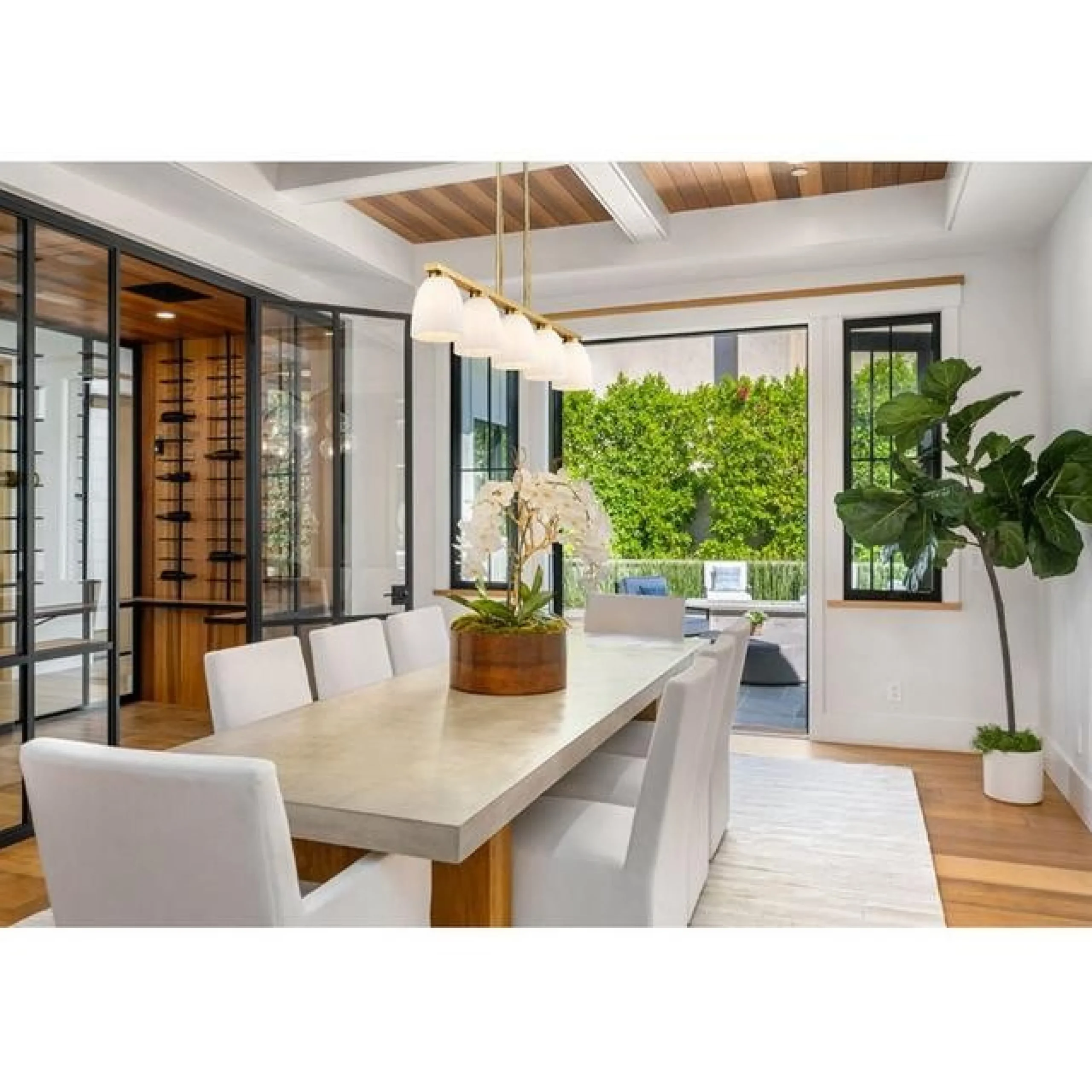 Arete Island Chandelier - 5 Light