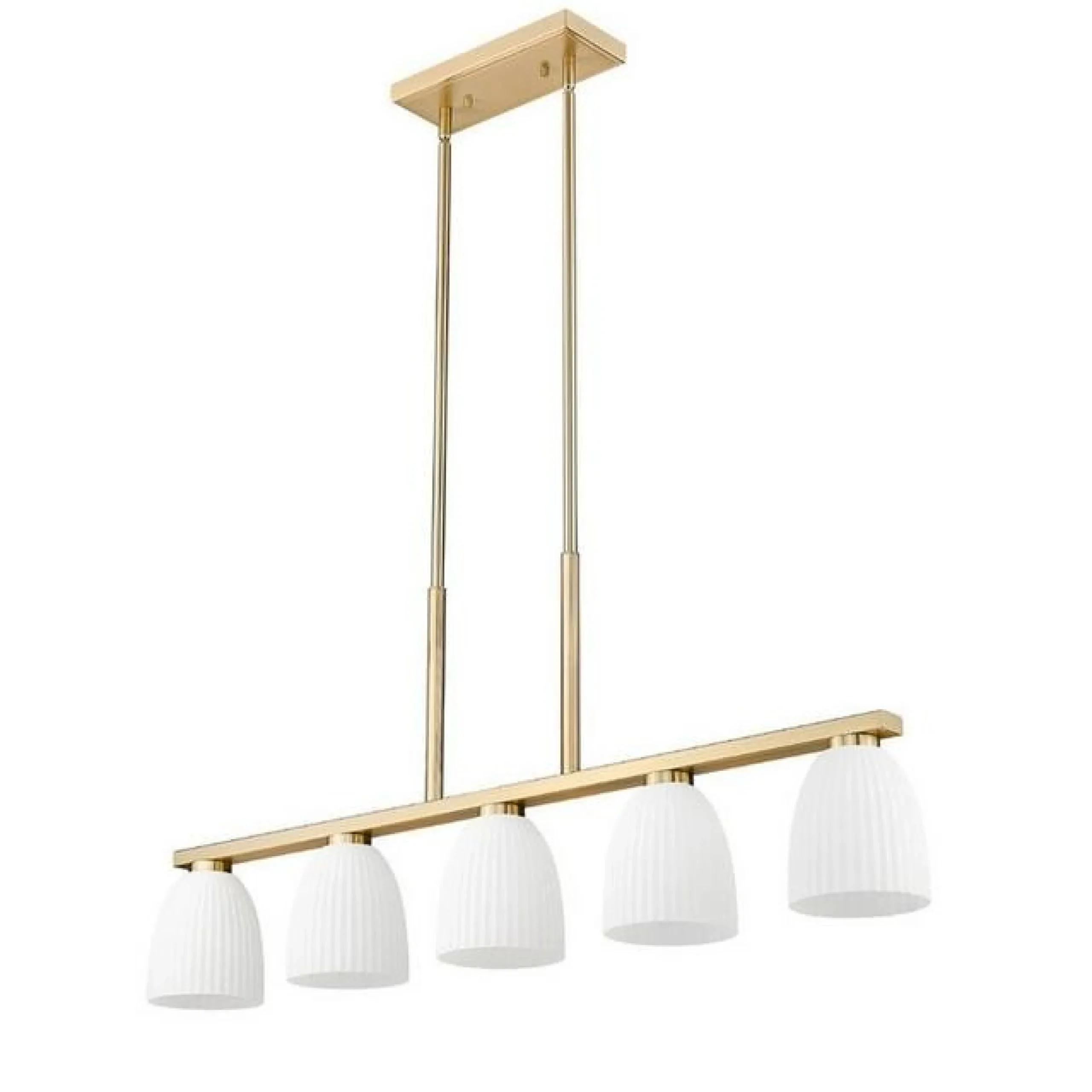 Arete Island Chandelier - 5 Light