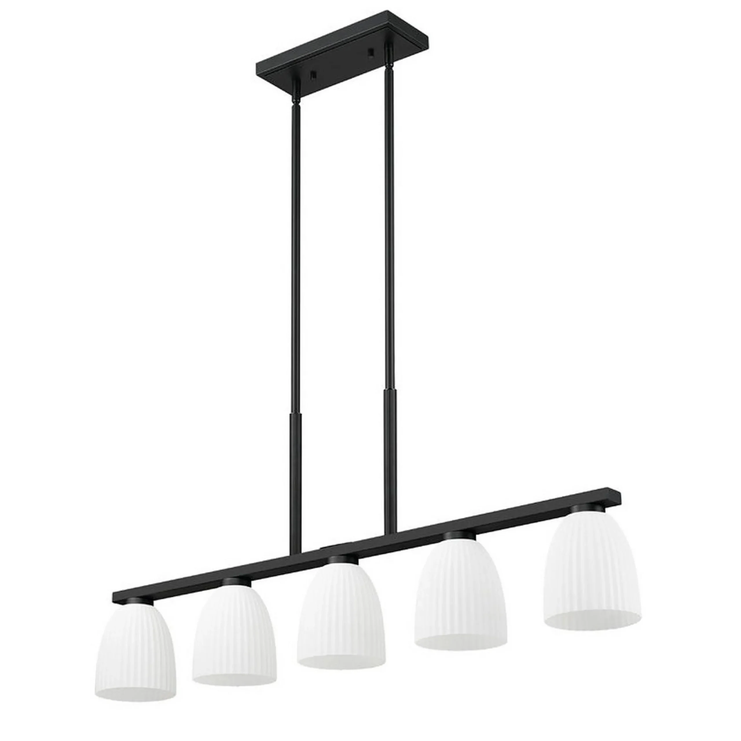 Arete Island Chandelier - 5 Light
