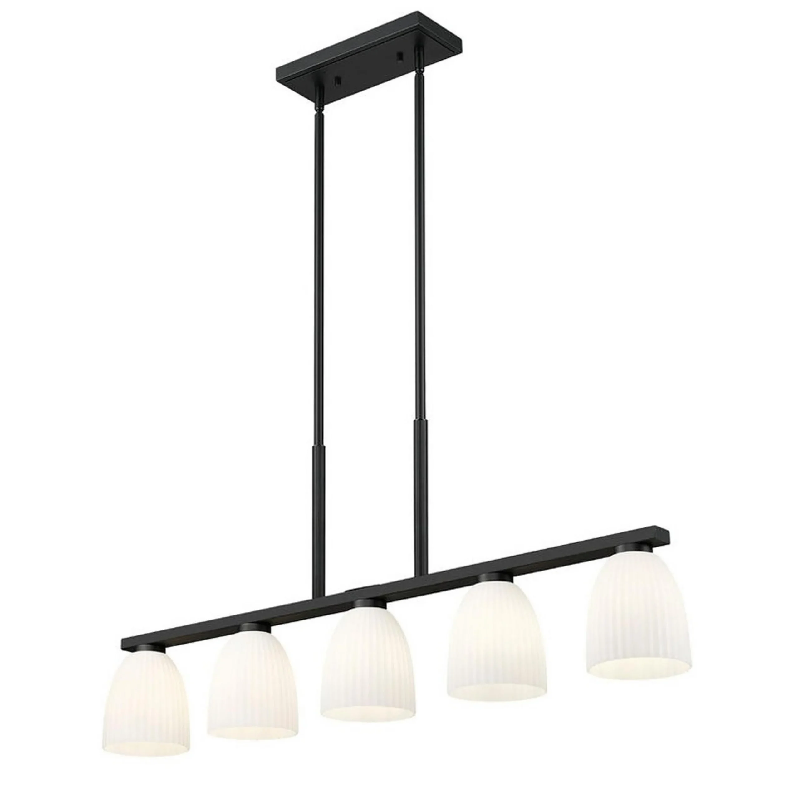 Arete Island Chandelier - 5 Light