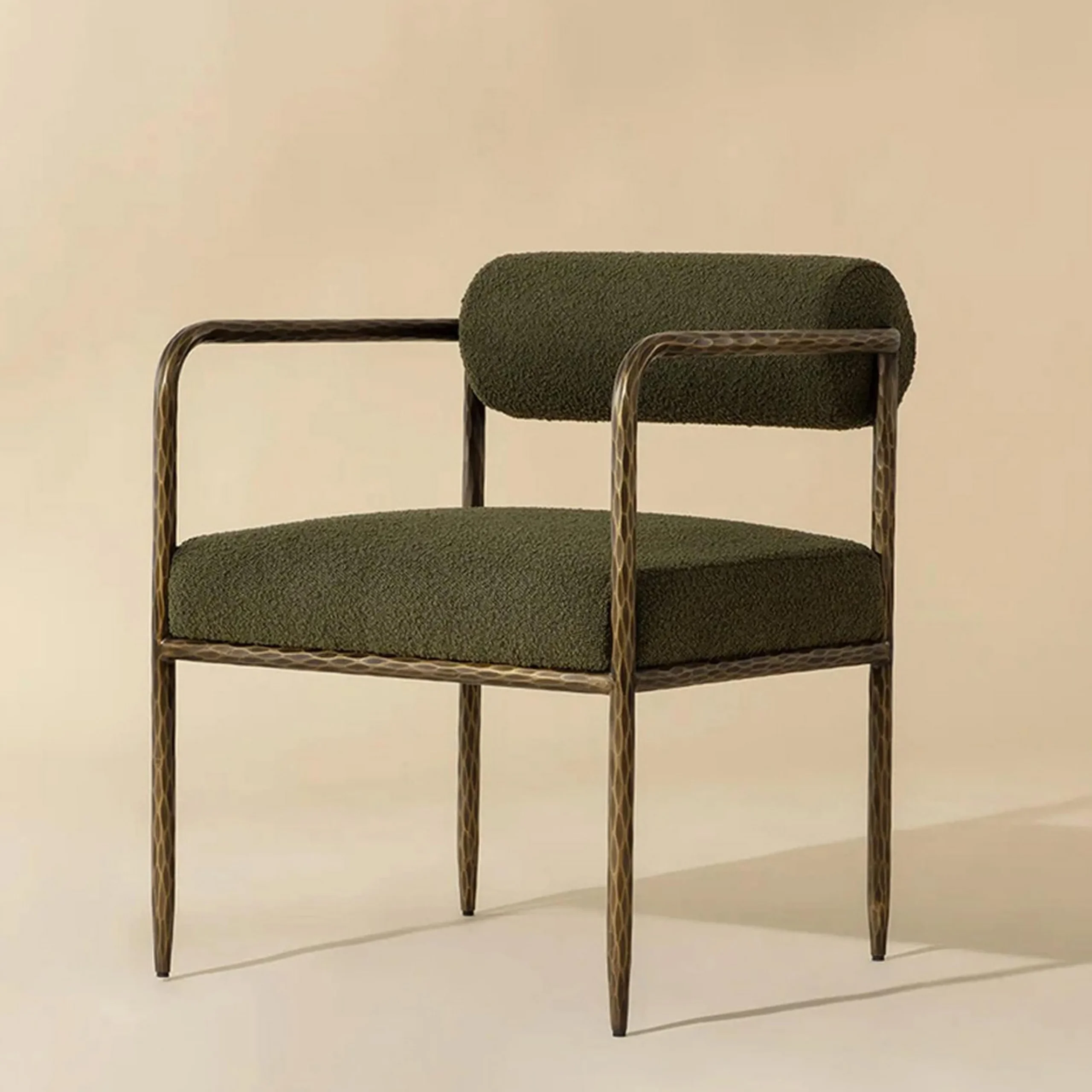 Arghavan Dining Chair - Boucle