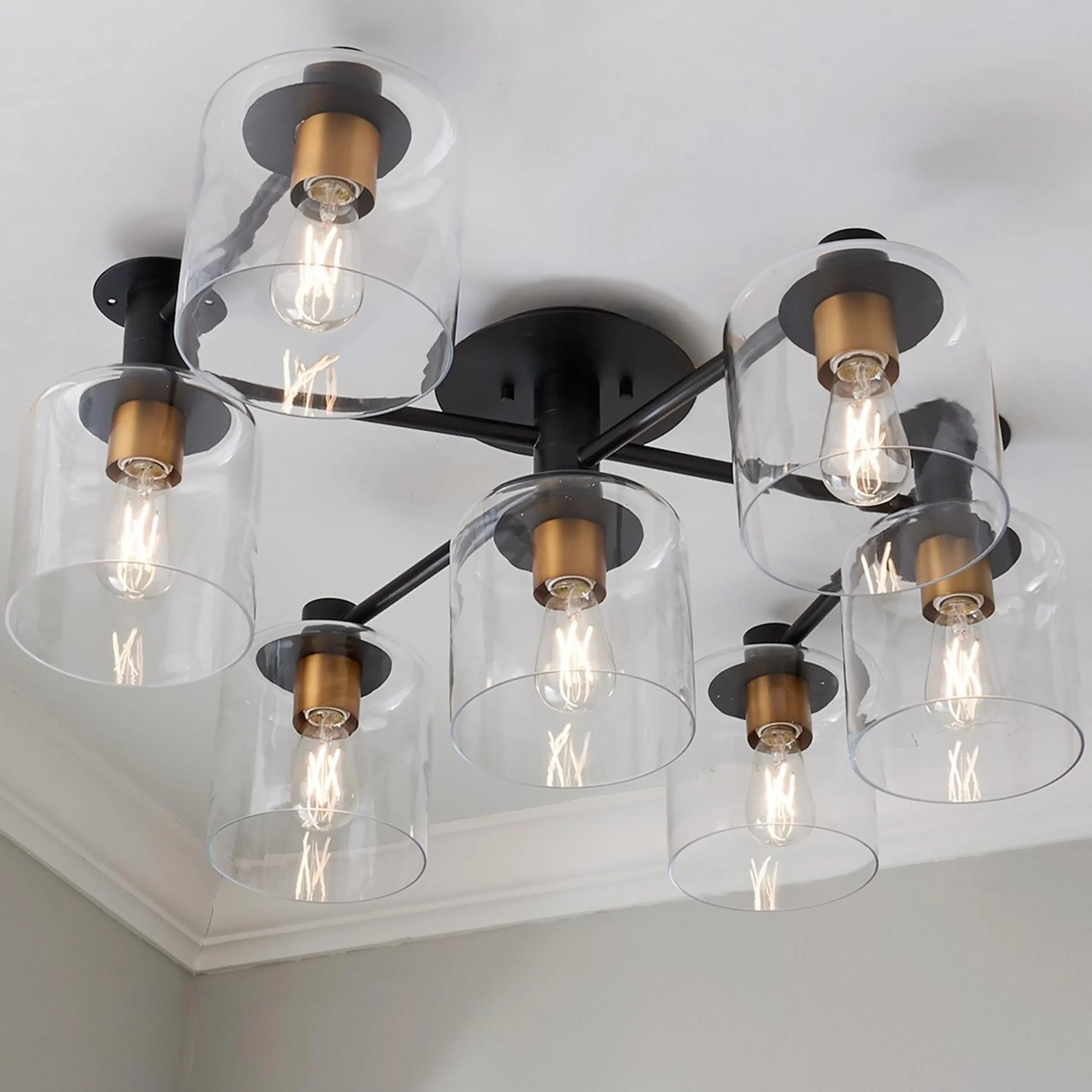 Arlington Semi-Flush Ceiling Light - Large