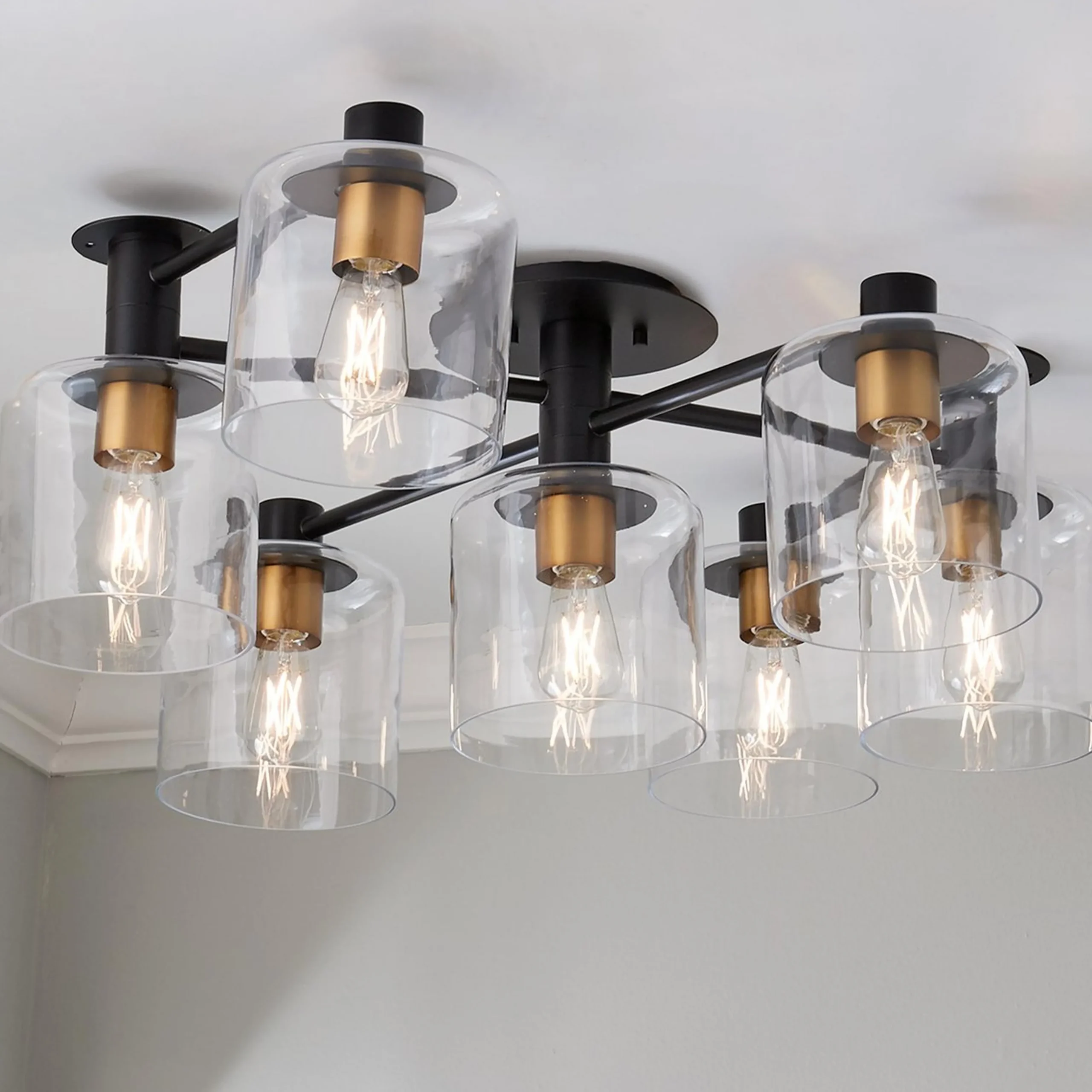 Arlington Semi-Flush Ceiling Light - Large