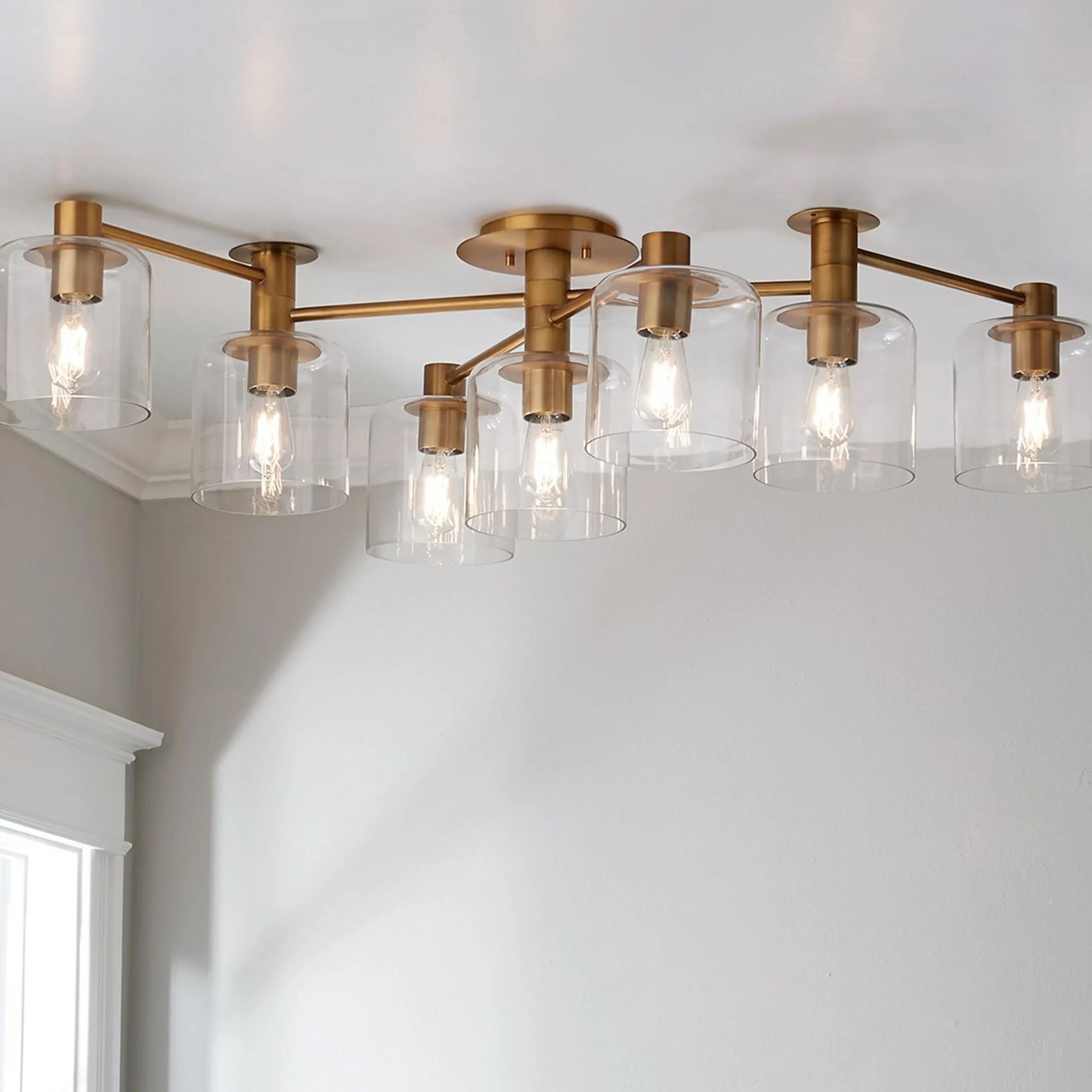 Arlington Semi-Flush Ceiling Light - Large
