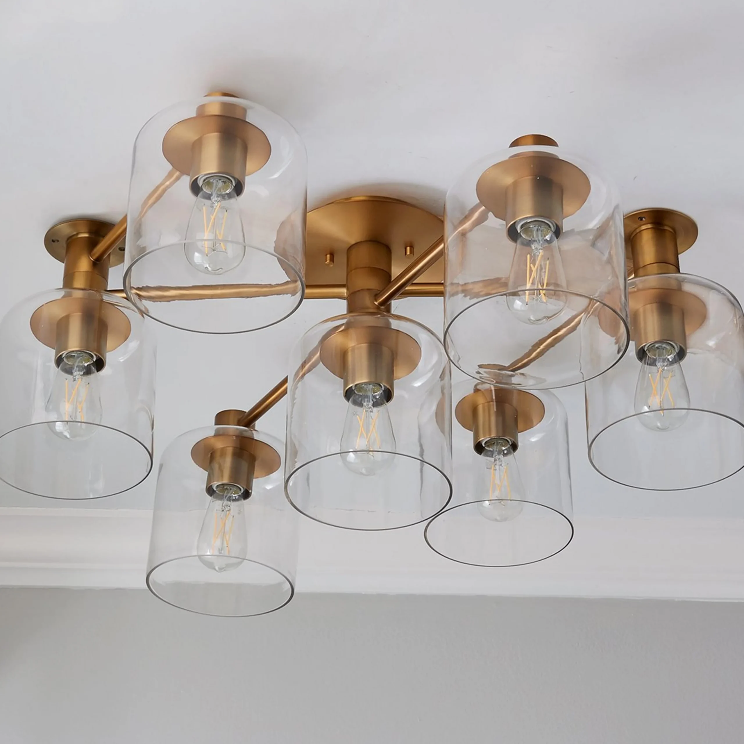 Arlington Semi-Flush Ceiling Light - Large