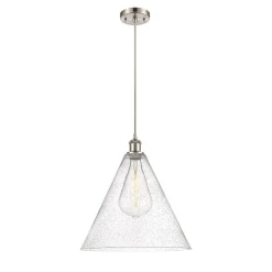 Arthur Cone Pendant - Large - Seedy Glass