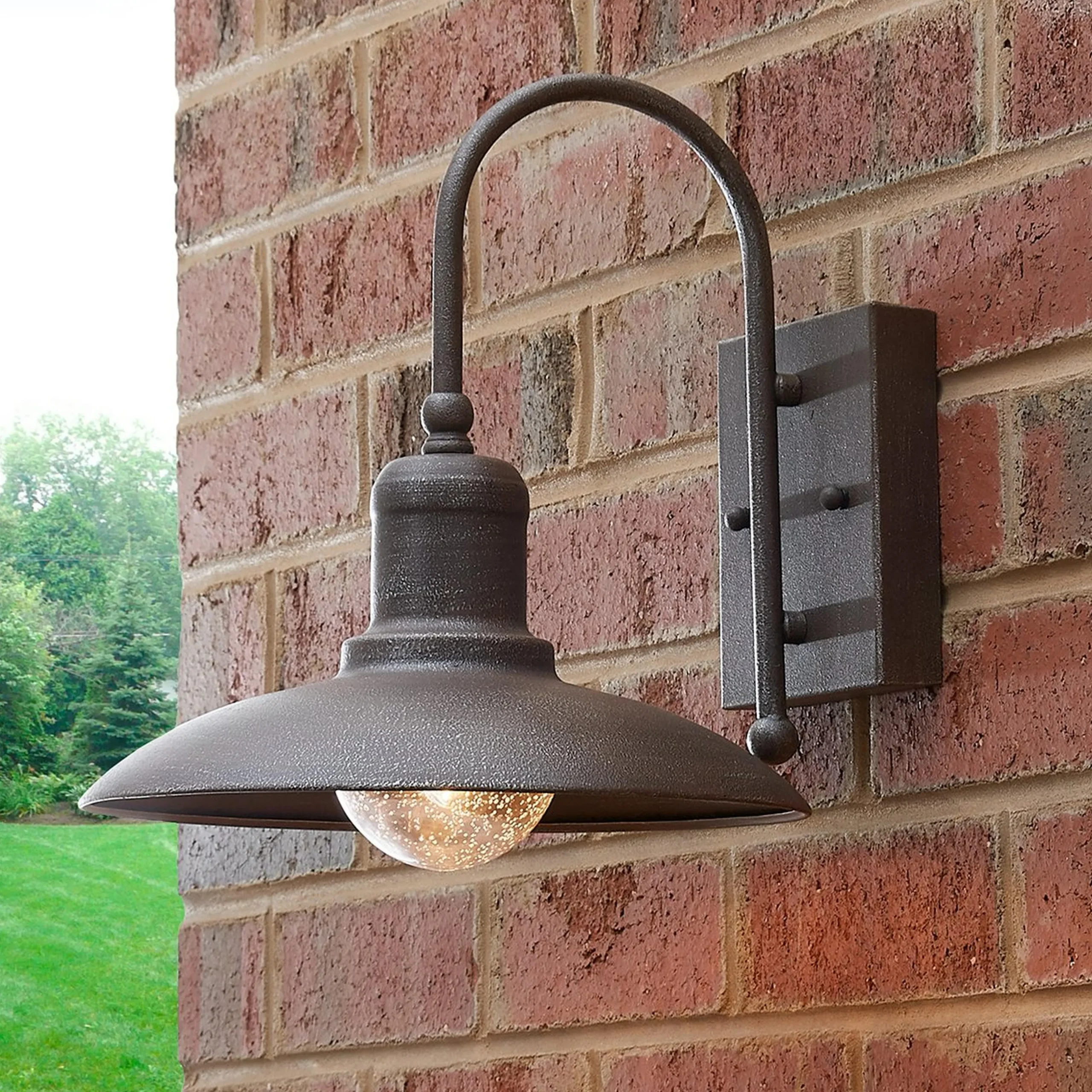 Artisan Rustic Industrial Outdoor Sconce - Medium