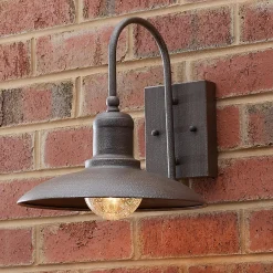 Artisan Rustic Industrial Outdoor Sconce - Medium
