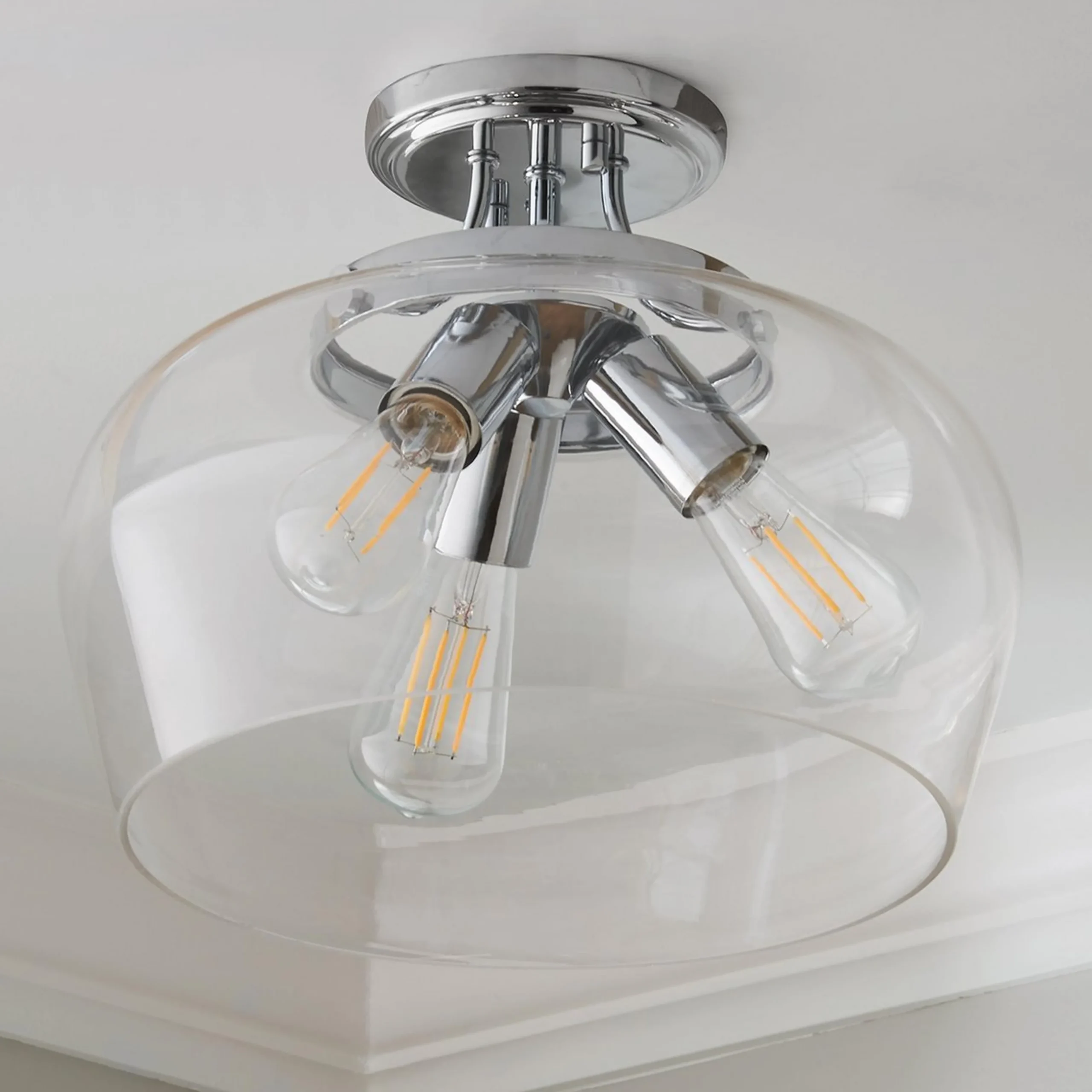 Ashley Semi-Flush Ceiling Light